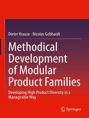 cover image of Methodical Development of Modular Product Families